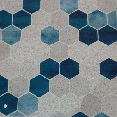 Стильний не слизький килим, килимок в коридор "Blue", 40*60 см Стильний не слизький килим, килимок в коридор "Blue", 40*60 см