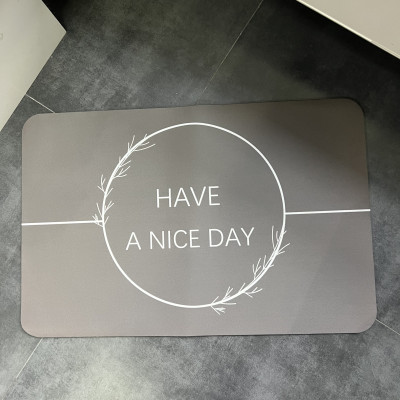 Діатомітовий килимок для ванної кімнати антиковзкий Have a nice day Діатомітовий килимок для ванної кімнати антиковзкий Have a nice day