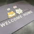 Килимок для ванної кімнати антиковзкий із диатоміту Welcome Home Килимок для ванної кімнати антиковзкий із диатоміту Welcome Home
