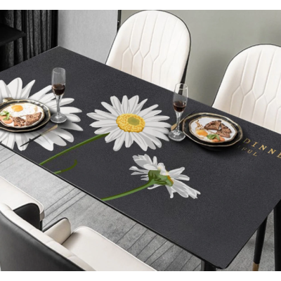 Скатертина з ПВХ із малюнком, кухонне покриття "Gentle Daisy", 60*90 см Скатертина з ПВХ із малюнком, кухонне покриття "Gentle Daisy", 60*90 см